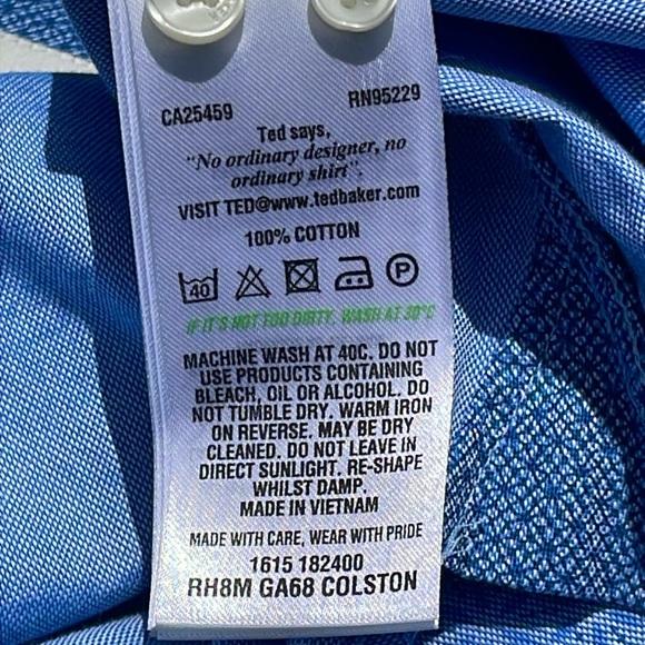 Ted Baker Colston Endurance Trim Fit Floral Dress Shirt - Picture 13 of 13